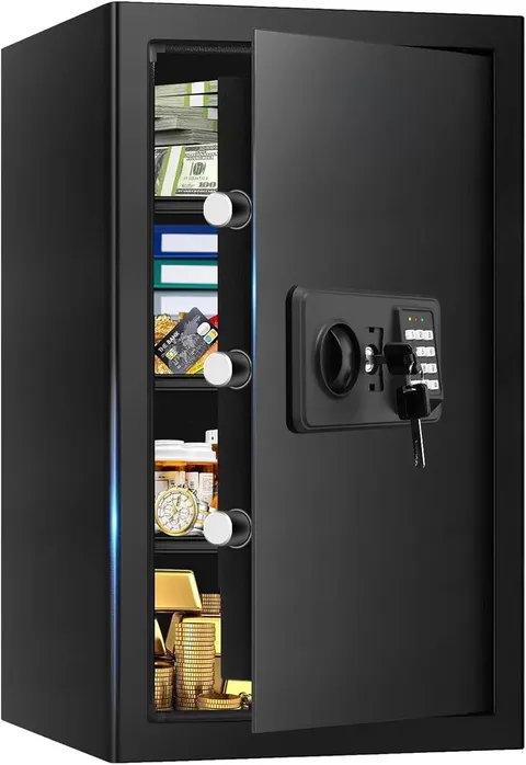 5.1 Cuft Large Fireproof Safe with Digital Keypad & Key Lock