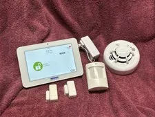 Qolsys IQ2 Panel, 2 Sensors, Motion Detector, & Smoke Detector