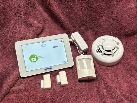 Qolsys IQ2 Panel, 2 Sensors, Motion Detector, & Smoke Detector