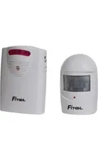 Fitool Wireless Driveway Alarm PIR Motion Sensor Waterproof IP44 White Receiver