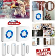 Customizable Wireless Door Alarm for Dementia Patients - 3 Sensors & 2 Receivers