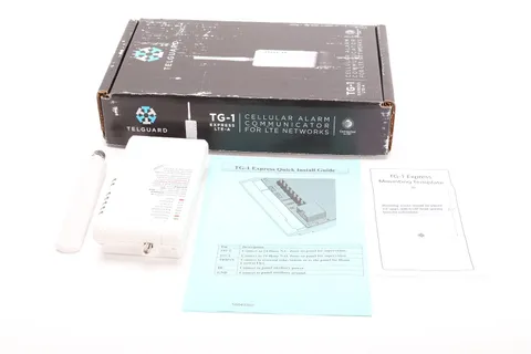 Telguard TG1LAX TG-1 Express LTE-A Cellular Alarm Communicator With Antenna