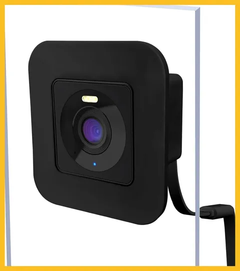 Wyze Cam OG 2-Pack Window Mount Self Adhesive Holder for Single Pane Glass Black