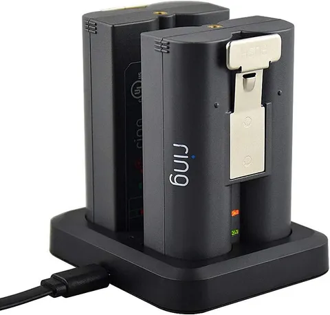 Battery Charger for Ring Rechargeable Battery,Dual Ring Battery Charger Station