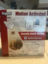 Regent Motion activated security alarm digital 180°  wireless NEW
