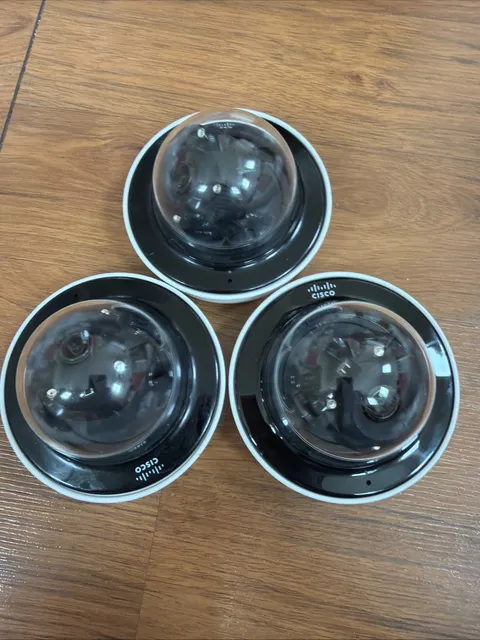 Cisco Meraki MV12W 256GB Wide Angle Mini Dome Camera -White (MV12W-HW) Lot Of 3