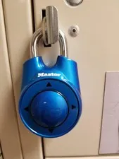 Master Lock Indoor Padlock Speed Dial Set Your Own Combo for Gym School Locks