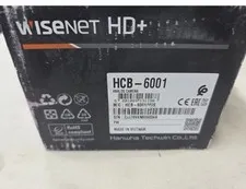 Wisenet HCB-6001 Analog Box CCTV Camera AC24V/DC12V BNC RS-485