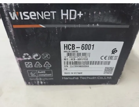 Wisenet HCB-6001 Analog Box CCTV Camera AC24V/DC12V BNC RS-485