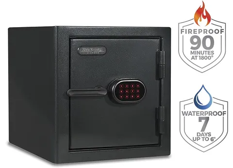Sanctuary SA-DIA1-DP Diamond 0.79 Cu Ft Fire/Waterproof Safe W/Electronic Lock