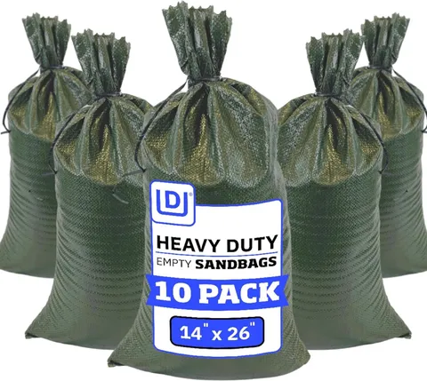 15x26 Inches Heavy Duty Polypropylene Sandbags for Flood Protection