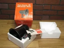SAFE HOUSE 49-488DT Two Sound Electronic Siren Alarm Horn N.I.B.