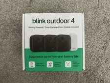 NEW Blink Outdoor 4 Wireless Smart Security Camera 3 Camera System Sync Module