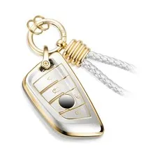 for BMW Key Fob Cover with Upgraded Anti-lost Luxury Keychains, Fas... Fast Ship