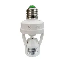 E26/E27 Motion Sensor Light Socket Adapter - Easy Install for Indoor Lighting