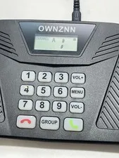 Intercom Wireless Black Ownznn Model 2AS5R Replacement Unit Only Tested