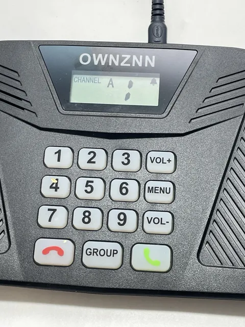 Intercom Wireless Black Ownznn Model 2AS5R Replacement Unit Only Tested