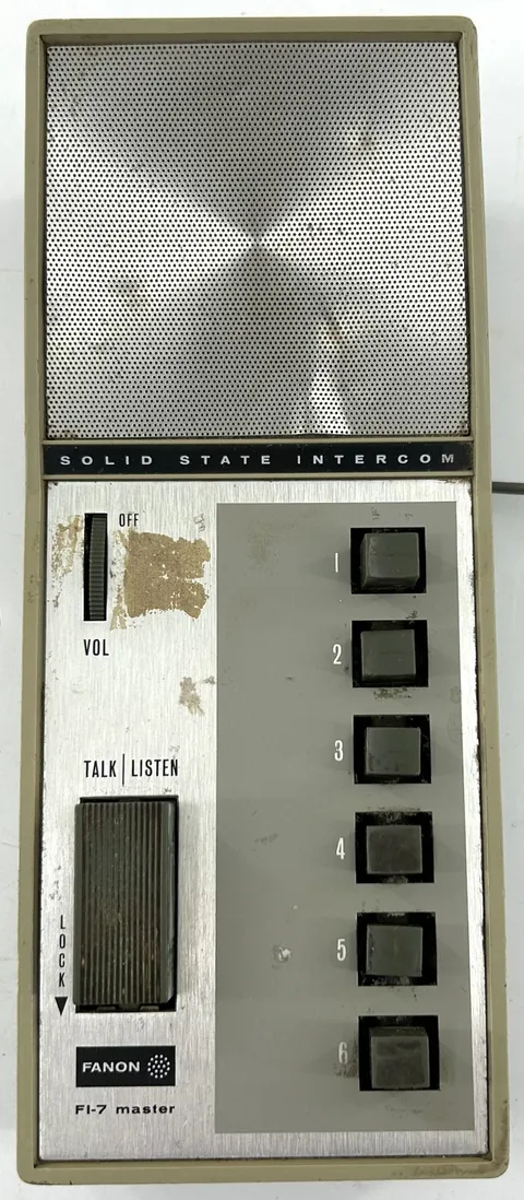 Vintage Fanon FI-7 Master Solid-State Intercom - Untested