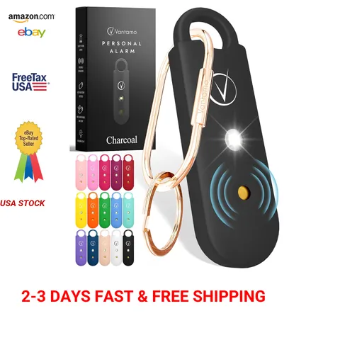 Personal Alarm for Women Self Defense with Low Battery Notice, Strobe Light 130
