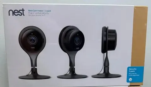 NEST Cam Indoor Smart Security Camera (3 Pack) NC1104US - NEW (Sealed)
