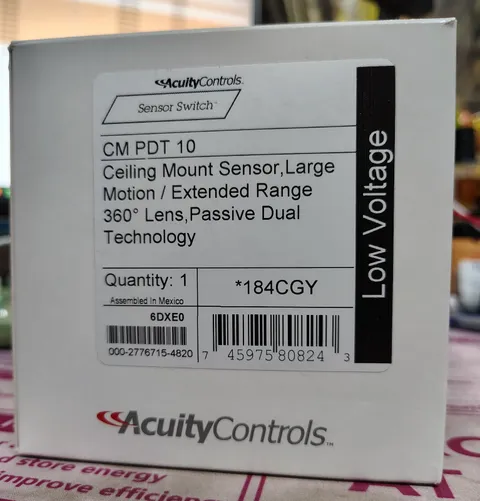 Acuity Sensor Switch CM PDT 10  Model#184CGY