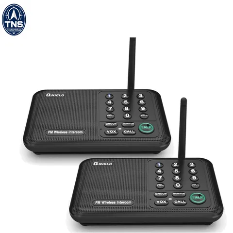 Wireless Intercom System 10 Channels Long Range Home Business Office Room-to-...
