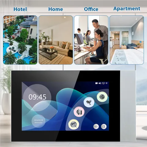 Video Doorbell Intercom System 7 Inch LCD Touch Screen Video Doorbell Door MREL