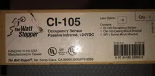 The Watt Stopper CI-105 Passive Infrared Motion Sensor Lens H 24VDC * NEW* NOS
