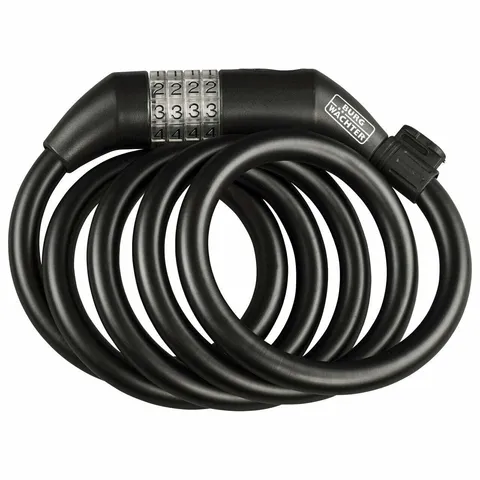Combined spiral cable block 180cm, black