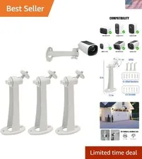 3Pack Extremely Long 6 in Camera Mount for Eufycam 2C/2C Pro, 3C/S300, for Ring