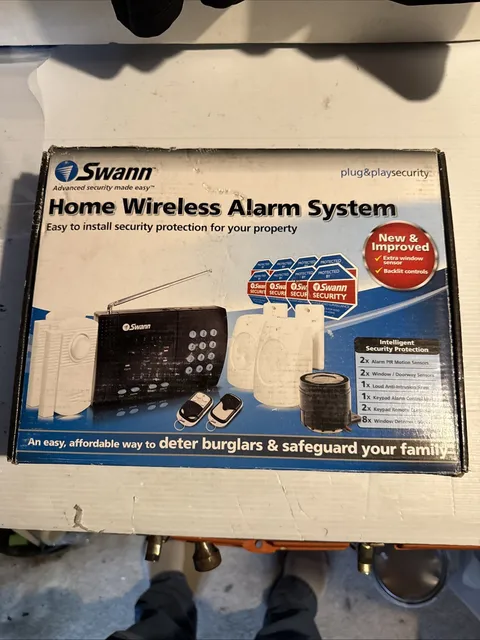 NEW Swann Home Wireless Alarm System SW347-WA2 2x Motion Detector 2x Window Door