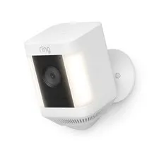 Ring Spotlight Cam Plus with Battery - White