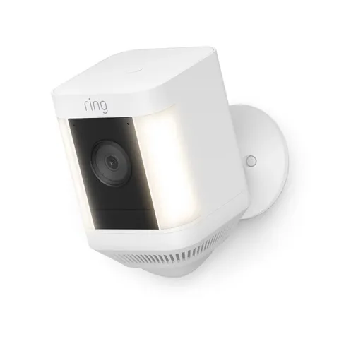 Ring Spotlight Cam Plus with Battery - White