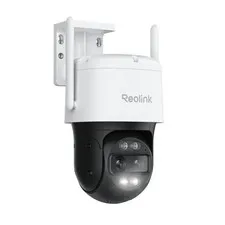 4K 8MP Dual-Lens PTZ Wired WiFi Outdoor Security Camera, 2.4/5GHz