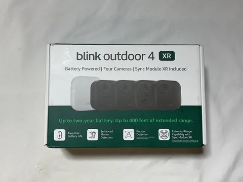 Blink Outdoor 4 XR Four Camera System w/Sync Module XR BRAND NEW Factory Sealed