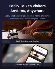 Video Doorbell Camera – Wireless with Monitor & Lock Pro