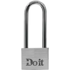 Do it 1-1/2 In. W. Long Shackle Aluminum Padlock 1840DLJDIB SIM Supply, Inc.