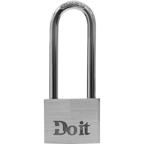 Do it 1-1/2 In. W. Long Shackle Aluminum Padlock 1840DLJDIB SIM Supply, Inc.