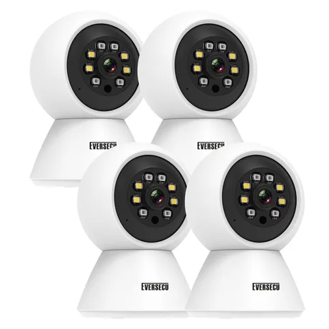 HD 2K 3.0MP WiFi Home Security Camera, Pan/tilt, Humanoid Auto Tracking, 2 Wa...