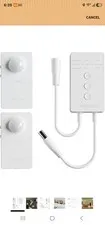 Wireless Motion Sensor Controller Kit-No Wiring Mini PIR Sensor Switch 12/24VDC