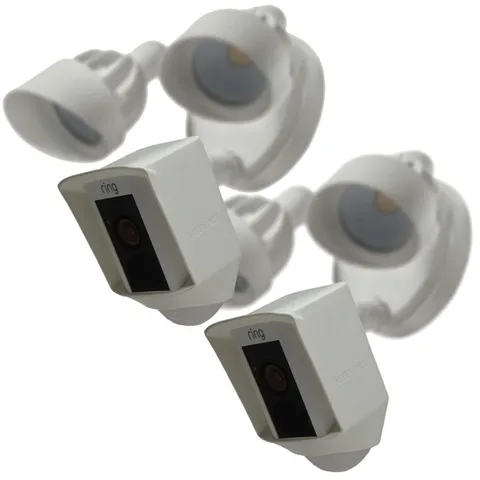 Silicone Skin Set for Ring Floodlight Cam Wired Plus - White