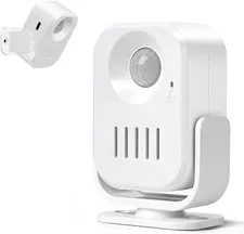Motion Sensor Alarm with 20s Custom Voice Recording - 120dB Loud Indoor 1 Sensor