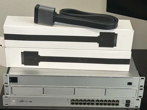 Unifi NVR with 24PoE Switch and Power Backup for Home Security System