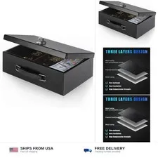 xydled Fire Resistant Safe Fire Safe Box with Key Lock for Home Office Securi...