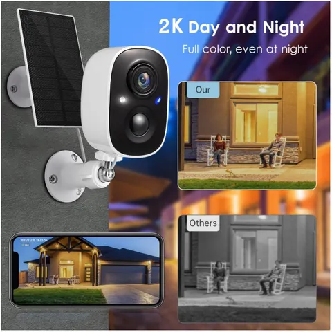 VicoHome Solar Security Cameras - Motion Detect, 2-Way Talk