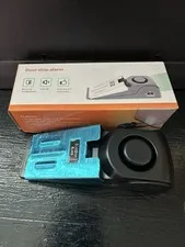 Portable Door Stop Security Alarm 120dB Adjustable Sensitivity Travel Hotel