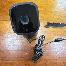 Blink Mini Pan-Tilt Indoor Wi-Fi IP Camera 1080p USB Power Black/Gray