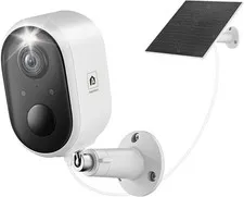Solar Security Camera Outdoor Wireless, 2K Color Night Vision, Battery Powered P