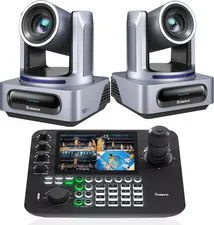 NDI PTZ Camera and Controller Bundle/Kits - 20X AI Auto Tracking NDI 3G-Sdi/Hdmi
