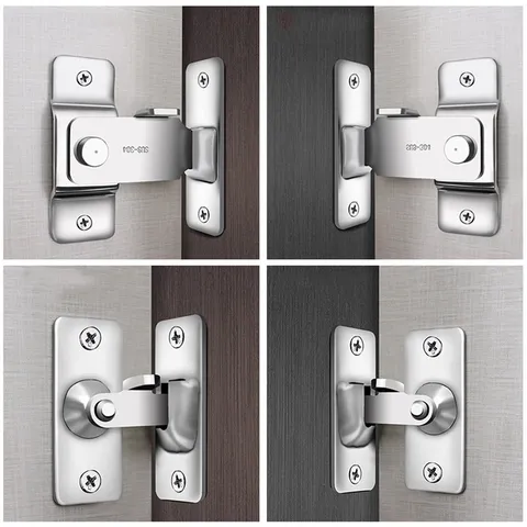 Hook Lock Sheds Sliding Door Door Buckle Stainless Steel Drawer Bolts 90 degree